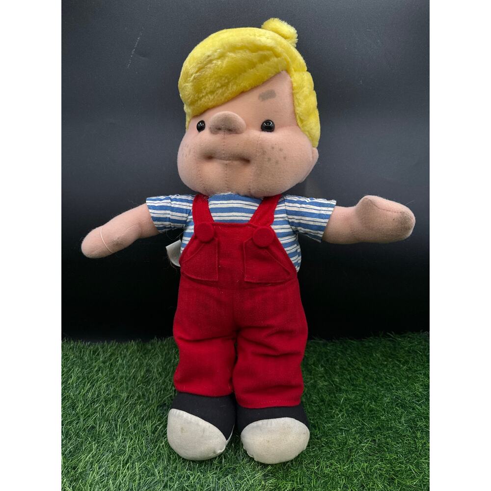Retro 1992 Dennis the Menace Large Plush Doll – 90s Vintage Cartoon